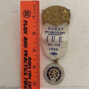 Vintage 1960 AFL – CIO constitutional convention medal